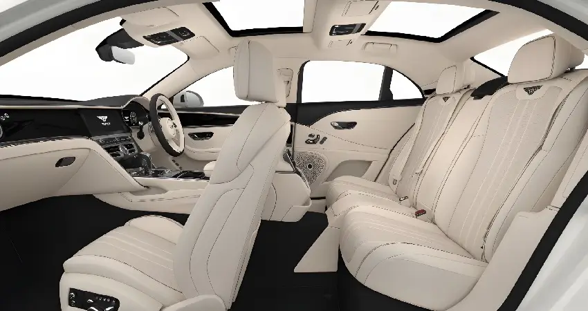 Premium Sedans 9 white bentley flying spur interior