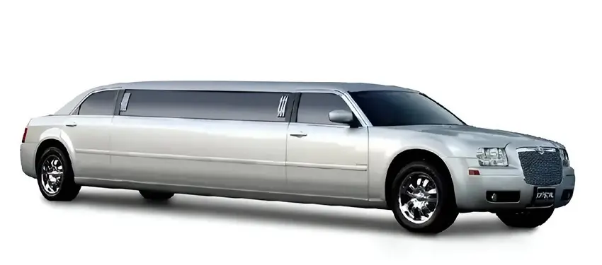 Elegant Limousines 6 white chrysler limousine
