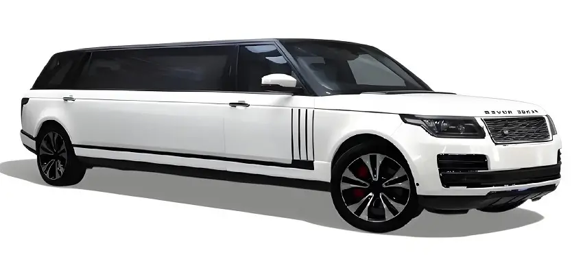 Elegant Limousines 8 white range rover limousine